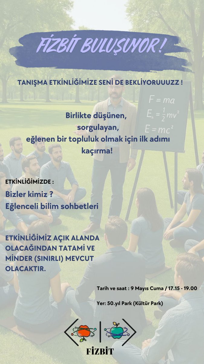 FİZBİT BULUŞUYOOR !!!
#firatuniversitesi