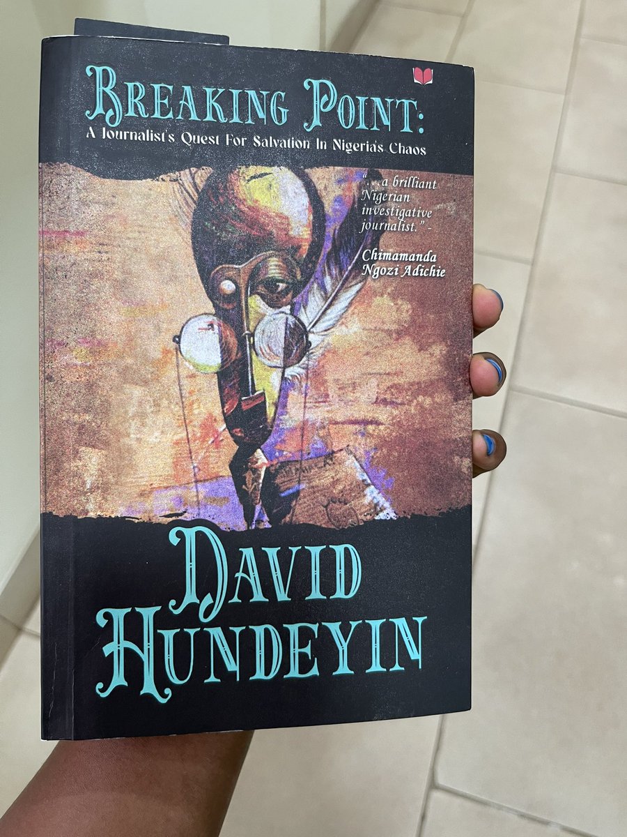 ASHANAH (@annahashaba) on Twitter photo Yesterday, I bought three books.
No matter how broke and stranded I may be, I always have space for a book. If it means foregoing a meal to buy a book, I choose the latter. ☺️
I began with .<a href="/DavidHundeyin/">David Hundeyin</a> ‘s. It was delivered a bit late. It’s an “unputable” down kind of book. Yesterday, I bought three books.
No matter how broke and stranded I may be, I always have space for a book. If it means foregoing a meal to buy a book, I choose the latter. ☺️
I began with .<a href="/DavidHundeyin/">David Hundeyin</a> ‘s. It was delivered a bit late. It’s an “unputable” down kind of book.