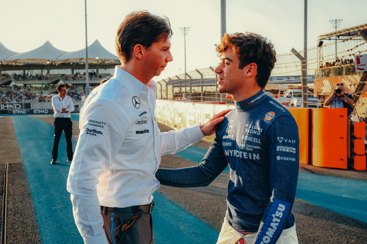 Congratulations, <a href="/FranColapinto/">Franco Colapinto</a>. Great to see another Williams Racing Driver Academy graduate on the F1 grid, and we look forward to racing you in Imola.