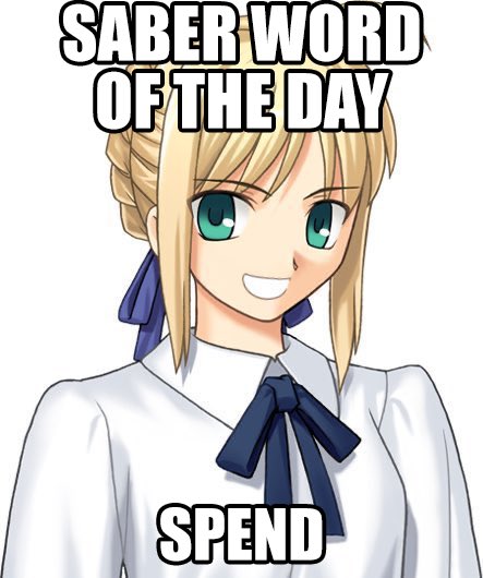 Saber Word Of The Day (@saberwotd) on Twitter photo 