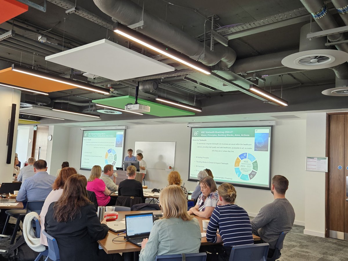 HSE Technology and Transformation (@hsetandt) on Twitter photo “We’re now in a much stronger place—building a patient-centred, clinically led, service-focused and technology-enabled Telehealth Centre of Excellence.”
<a href="/loretto_grogan/">Loretto Grogan</a>
#Telehealth #DigitalForCare #HSEInnovation #LeadershipInCare “We’re now in a much stronger place—building a patient-centred, clinically led, service-focused and technology-enabled Telehealth Centre of Excellence.”
<a href="/loretto_grogan/">Loretto Grogan</a>
#Telehealth #DigitalForCare #HSEInnovation #LeadershipInCare