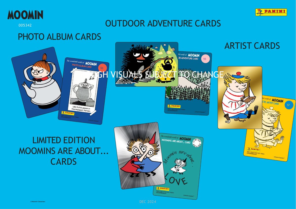 【未開封】ムーミン　トレーディングカードpanini フィンランド限定 未開封】ムーミン トレーディングカードpanini フィンランド限定