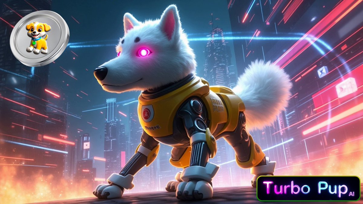 TurboPup_Tech's tweet photo. 🚀 TurboPup isn’t just a meme, it’s utility unleashed.
💡 AI + Blockchain = real-world power
⚡️ Fast, smart, and future-ready

https://t.co/j5YbT2F4Bi

TurboPup leads the pack in utility-driven meme tokens

#TurboPup #AI #Blockchain #CryptoUtility  #Web3  #DeFi  #MemeCoinSeason https://t.co/qmOm6739tW