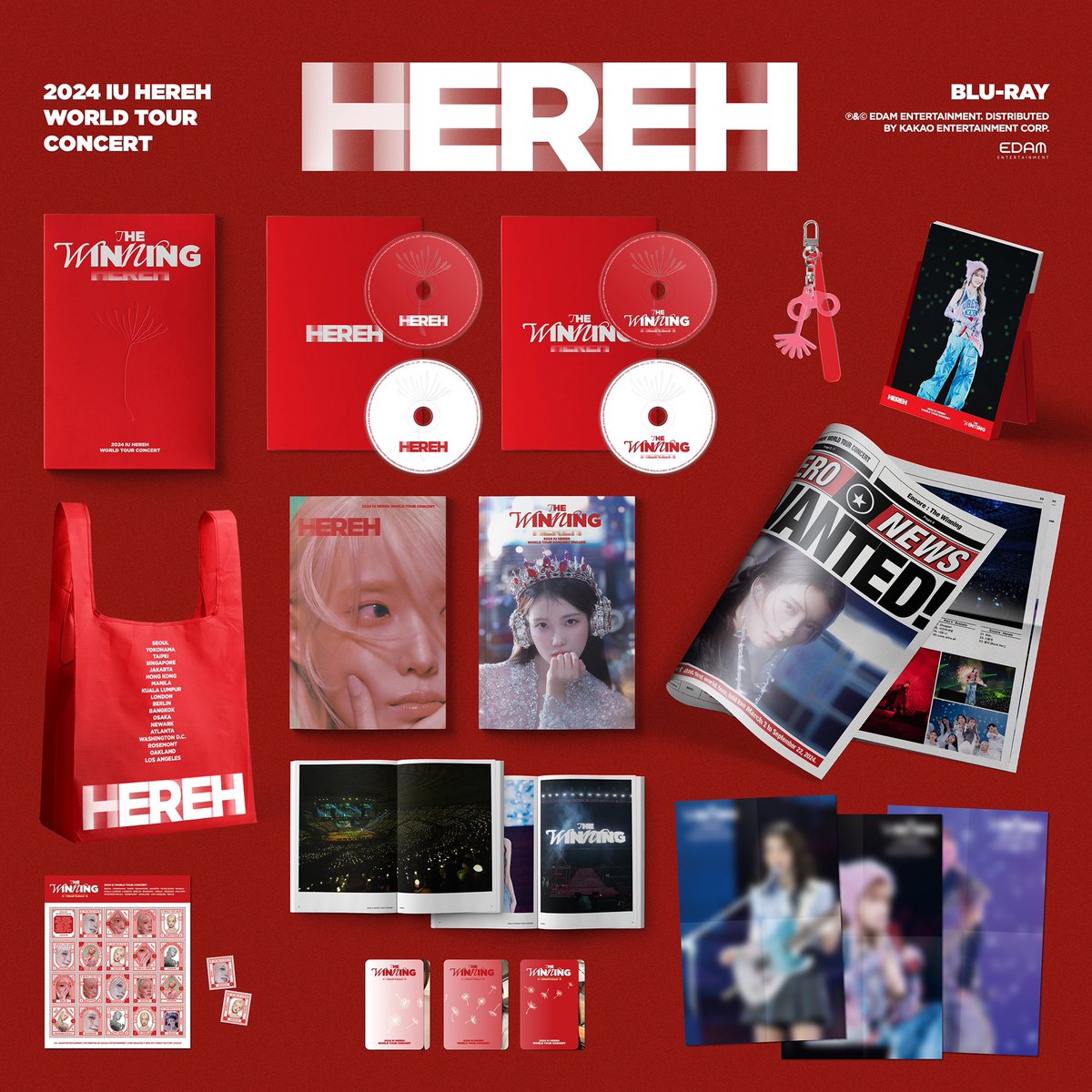 2024 IU HEREH WORLD TOUR CONCERT 新品未開封 2024 IU HEREH WORLD TOUR CONCERT IN OSAKA