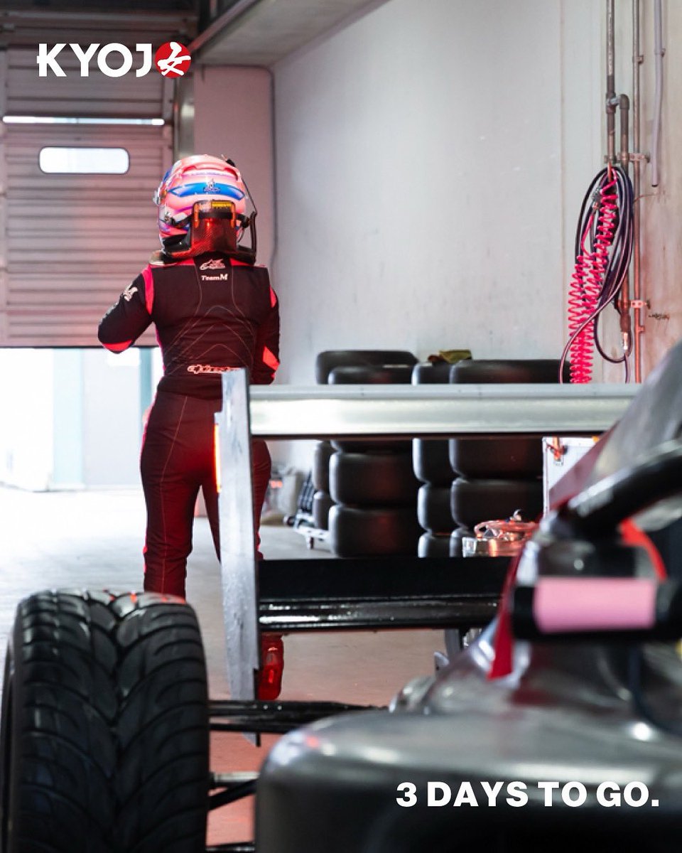 .
🏁 A new era starts in 3 days.
専用フォーミュラマシンとともに、新しいKYOJO CUPがいよいよ始動。
女性たちの挑戦が、次のステージへ。

The KYOJO CUP is shifting into a new gear—
with dedicated formula machines and fearless female drivers.
Get ready for the next stage.

#KYOJO