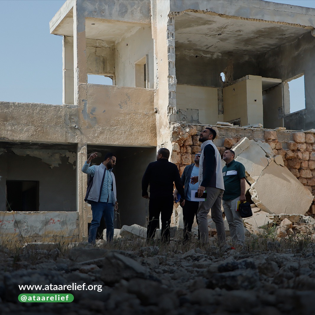 AtaaRelief's tweet image. A delegation from the Aid Fund for Syria visited the city of Saraqib, accompanied by the team from Ataa Humanitarian Relief Association, as part of efforts to support early recovery and reconstruction.

#Ataa #Syria