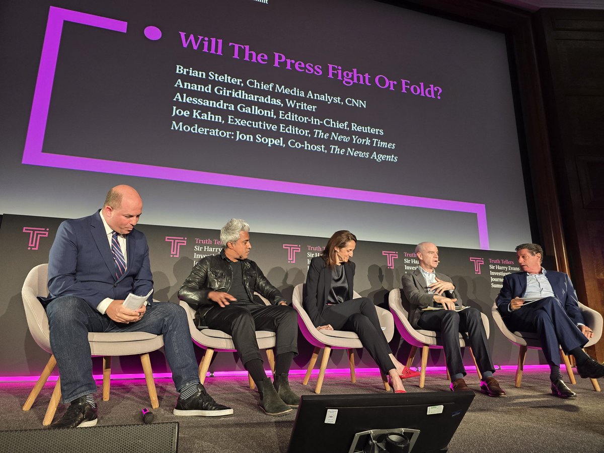 Nick Cook (@mrnickcook) on Twitter photo Gripping opening panel and excellent point from Joe Kahn of <a href="/nytimes/">The New York Times</a>: <a href="/realDonaldTrump/">Donald J. Trump</a> feeds off NYT as a foil, but there it is, still on the tables of Mar-A-Lago - he craves validation of his valued 'local' paper and learns things from coverage #sirharrysummit Gripping opening panel and excellent point from Joe Kahn of <a href="/nytimes/">The New York Times</a>: <a href="/realDonaldTrump/">Donald J. Trump</a> feeds off NYT as a foil, but there it is, still on the tables of Mar-A-Lago - he craves validation of his valued 'local' paper and learns things from coverage #sirharrysummit