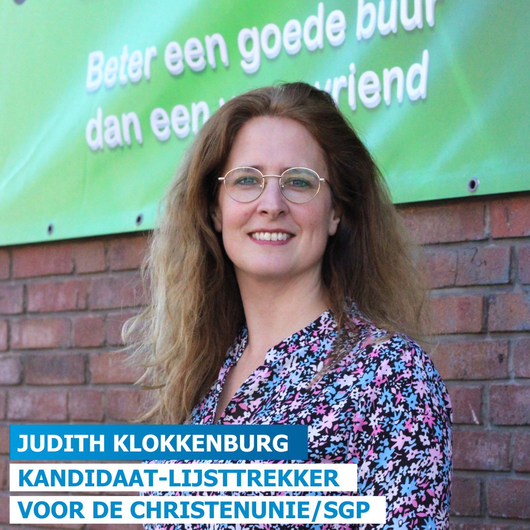 De beide besturen van de ChristenUnie en de SGP Den Haag dragen Judith Klokkenburg (<a href="/klokkenburg/">Judith Klokkenburg</a>) voor als kandidaat-lijsttrekker. Een keuze voor een stevig christelijk-sociaal geluid met ervaring, aldus de bestuursvoorzitters. Lees hier meer: denhaag.christenunie.nl/nieuws2/2025/0…