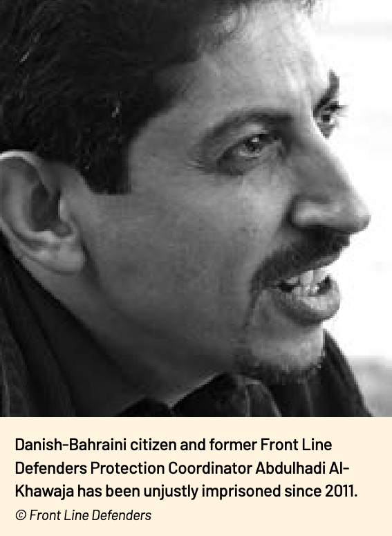 #FreeAlKhawaja (@freealkhawaja) on Twitter photo 🚨 Please read the <a href="/FrontLineHRD/">Front Line Defenders</a> Global Analysis, which is an in-depth annual publication detailing the variety of risks, threats and attacks faced by human rights defenders around the world, and region by region 🌏
Here is what the report says about #Bahrain:
"In Bahrain, 🚨 Please read the <a href="/FrontLineHRD/">Front Line Defenders</a> Global Analysis, which is an in-depth annual publication detailing the variety of risks, threats and attacks faced by human rights defenders around the world, and region by region 🌏
Here is what the report says about #Bahrain:
"In Bahrain,