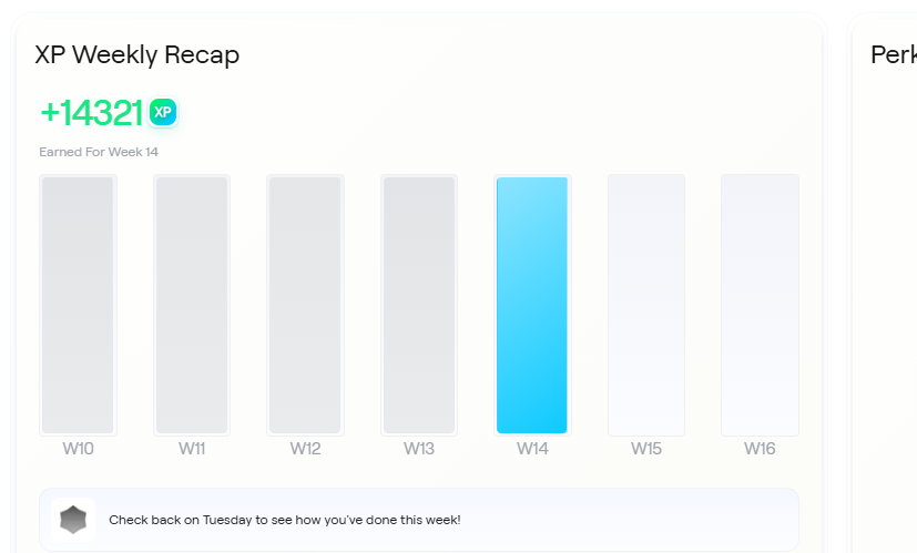 放了一星期假，今天打开电脑看发现xp加了1.4w~
<a href="/AbstractChain/">Abstract</a> 
<a href="/Abstract_Eco/">Abstract Ecosystem</a> 
<a href="/AbstractChainCN/">Abstract中文</a> 
但是对于黄金仔的我来说100wxp上白金已经遥不可及，所以我从上周起就已经选择躺平😇