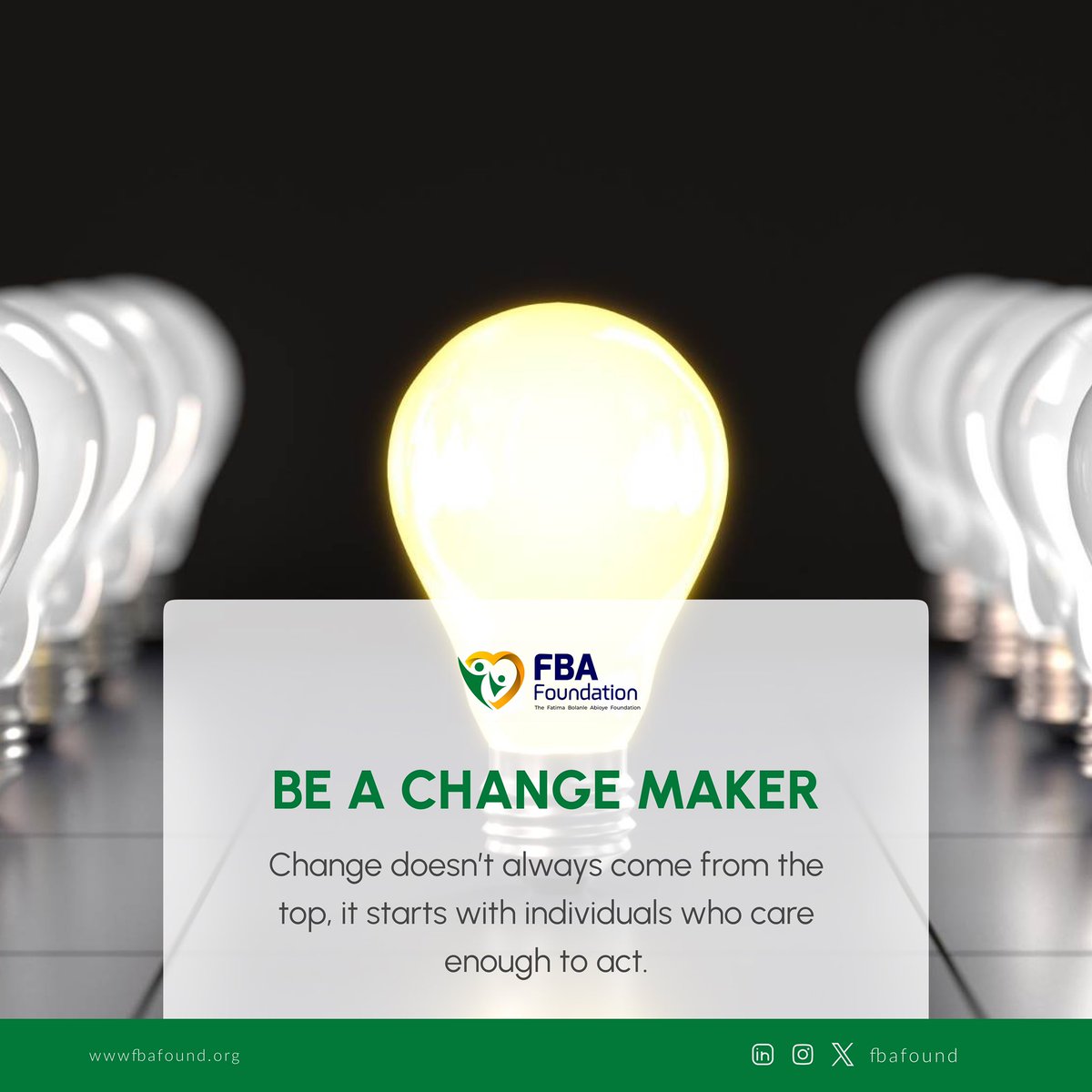 Whether you're solving a problem in your community, mentoring someone, or speaking up for what's right, you are a changemaker. 💪