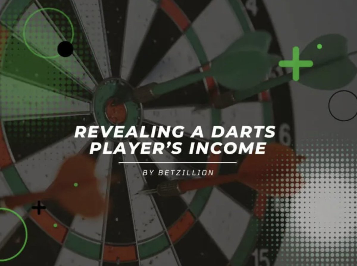 BetZillionX's tweet image. REVEALING A DARTS PLAYER’S INCOME | #BettingBlog
How much does a pro darts player earn after all the hype, travel, and televised matches?

In this deep dive, @jimbodaytona pulls back the curtain on the true finances behind the sport, from prize money and sponsorships to the…