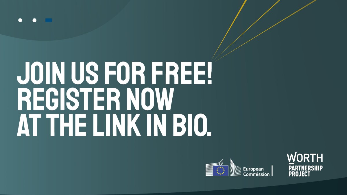 The #WORTH Virtual Exhibition is about to open its doors! ⏳
Join us for the Opening Session Tuesday 13 May. Discover the full agenda: t.ly/jOk2o