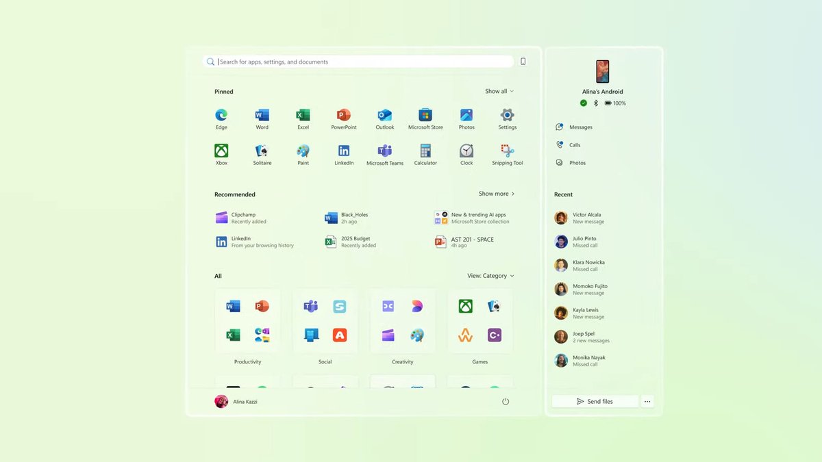 GNT_fr's tweet image. Windows 11 : un nouveau menu Démarrer et plus encore generation-nt.com/actualites/win… #Windows11 #MenuDemarrer #ActionsIa