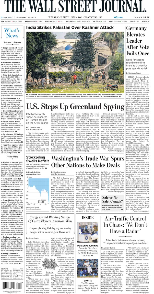 Here is an early look at the front page of today's Wall Street Journal on.wsj.com/4iSoBCu