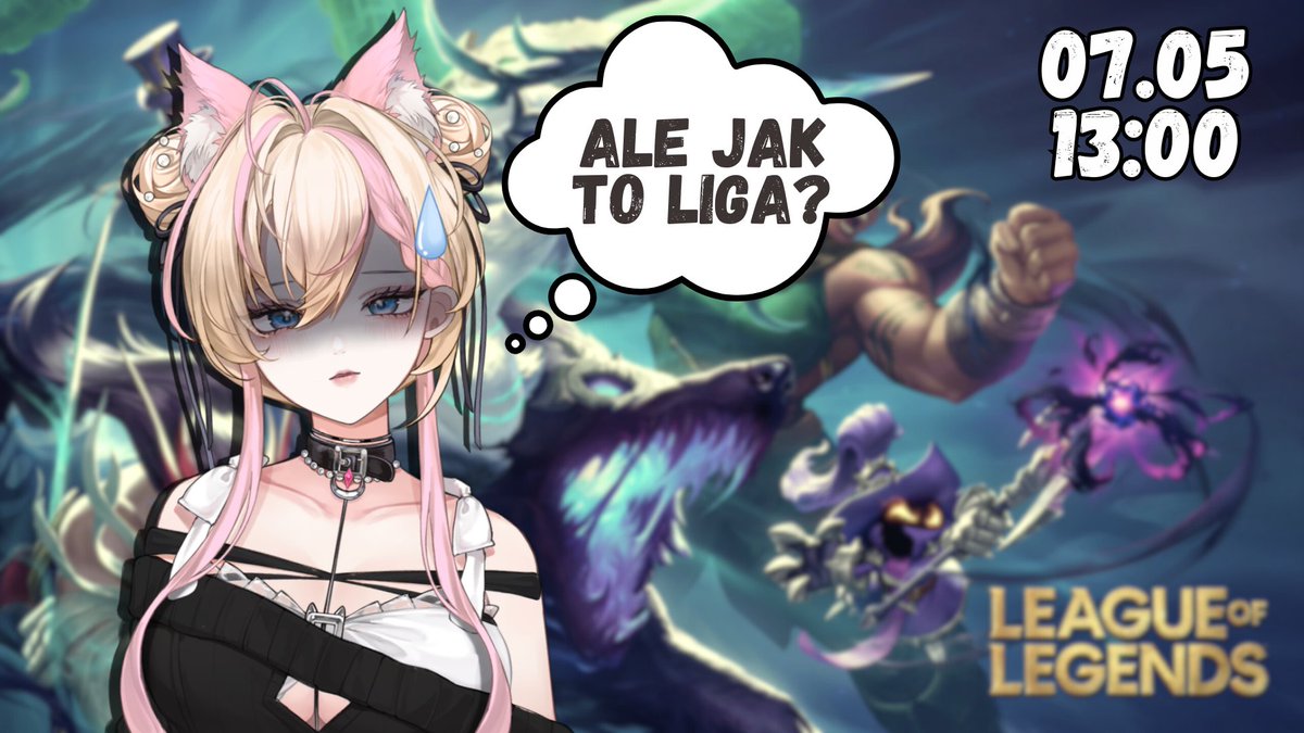 Powrót do Ligi?

 Nie gram w lige już od jakiegoś czasu... ale może trzeba to zmienić? xD 
 Dziś potrenujemy moje skile na aramkach! 
 Zapraszam do wspólnej gry!!! 

♡ 13:00
♡ twitch.tv/sotekatter

#PLVtuber #Vtuber