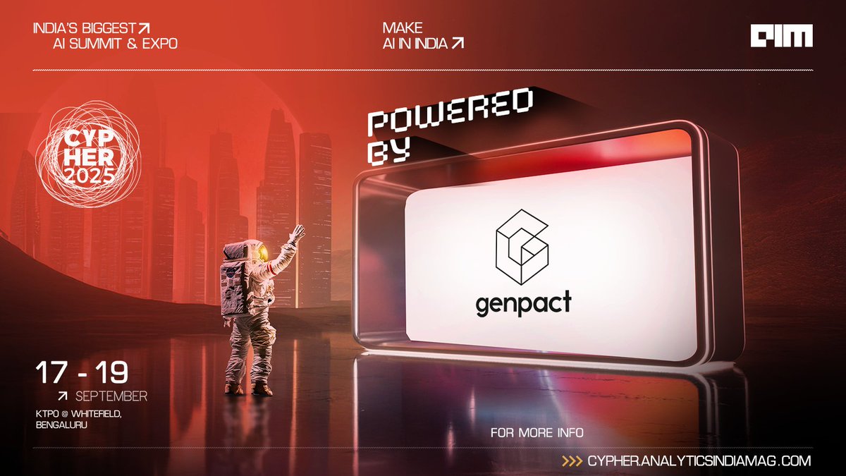 We’re beyond excited to announce that this year’s Biggest AI Summit &amp; Expo, Cypher is powered by none other than <a href="/Genpact/">Genpact</a>! 

A global force in advanced tech, data, and AI innovation, Genpact is the fuel behind future-ready enterprises. They don’t just keep companies in the race…