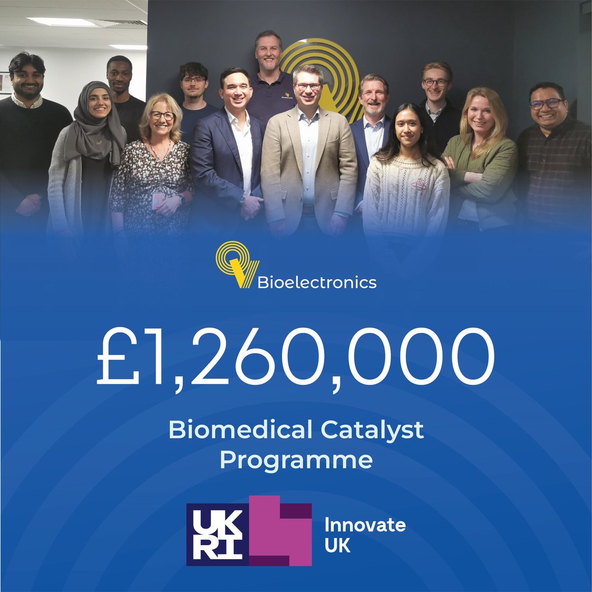 QV Bioelectronics (@qvbio) on Twitter photo 🚨 Big news at QV Bioelectronics!
We've been awarded £1.2M by <a href="/innovateuk/">Innovate UK</a> as part of the Biomedical Catalyst to support preparations for a first-in-human trial of GRACE.
Full Press Release: shorturl.at/kxOtX
#BiomedicalCatalyst #InnovateUKFunded 🚨 Big news at QV Bioelectronics!
We've been awarded £1.2M by <a href="/innovateuk/">Innovate UK</a> as part of the Biomedical Catalyst to support preparations for a first-in-human trial of GRACE.
Full Press Release: shorturl.at/kxOtX
#BiomedicalCatalyst #InnovateUKFunded