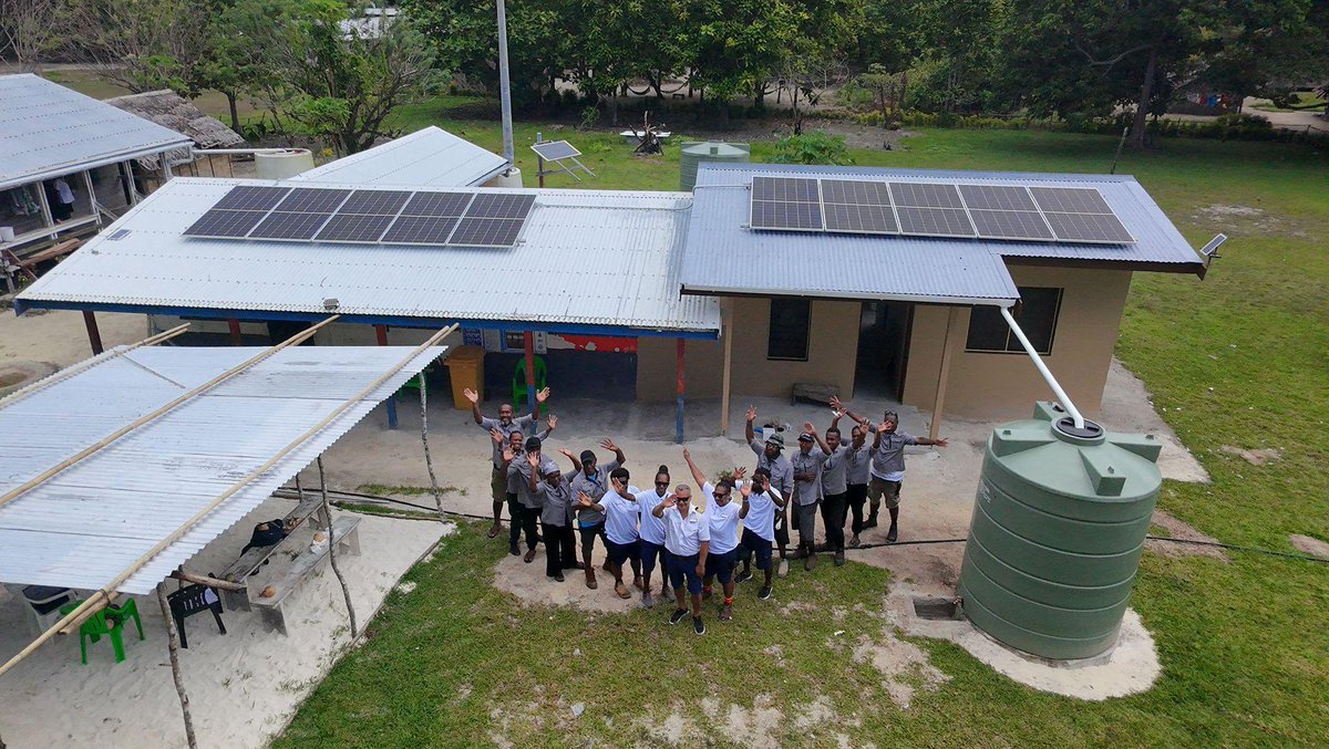 Max Willis (@aushcvanuatu) on Twitter photo Loh Health Centre in Torba 🇻🇺 now has access to clean, reliable power!
🇦🇺’s <a href="/REnewPacific/">REnew Pacific</a> is working with <a href="/global_respond/">Respond Global</a> & HELPR-1 to install or refurbish solar systems for 40 remote health facilities, supporting 80,000 people across Vanuatu.
#REnewPacific #TugetaYumiStanap Loh Health Centre in Torba 🇻🇺 now has access to clean, reliable power!
🇦🇺’s <a href="/REnewPacific/">REnew Pacific</a> is working with <a href="/global_respond/">Respond Global</a> & HELPR-1 to install or refurbish solar systems for 40 remote health facilities, supporting 80,000 people across Vanuatu.
#REnewPacific #TugetaYumiStanap
