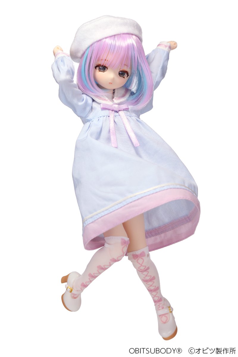 Obitsu_kaihatsu's tweet image. 『尾櫃制服計画 松岡 茉璃衣』 受注受付は5/21まで！
obitsushop.com/SHOP/OUP_0008.…

お着替え4日目。
ロングヘアーが続いたので今回はボブヘアーでイメチェン。
そういえば松岡氏も初期案はボブヘアーでした。（イベント初展示の頃）似合うはずです。
#尾櫃制服計画