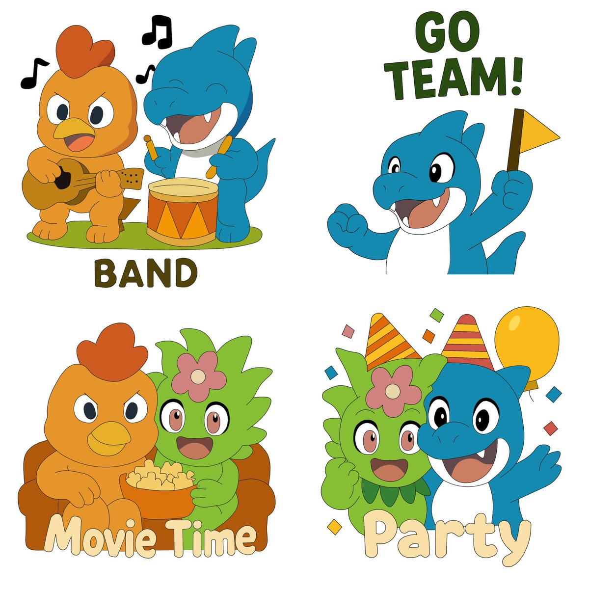Sticker competition <a href="/monstersdotfun/">Monsters</a> 
Since Twitter doesn’t allow uploading more than 4 photos, I made a collage so I could post them all together🥰
<a href="/moodsMoodi/">moodi</a> <a href="/Merky0023/">merkyyy.eth</a> @RealFlackoNFT
