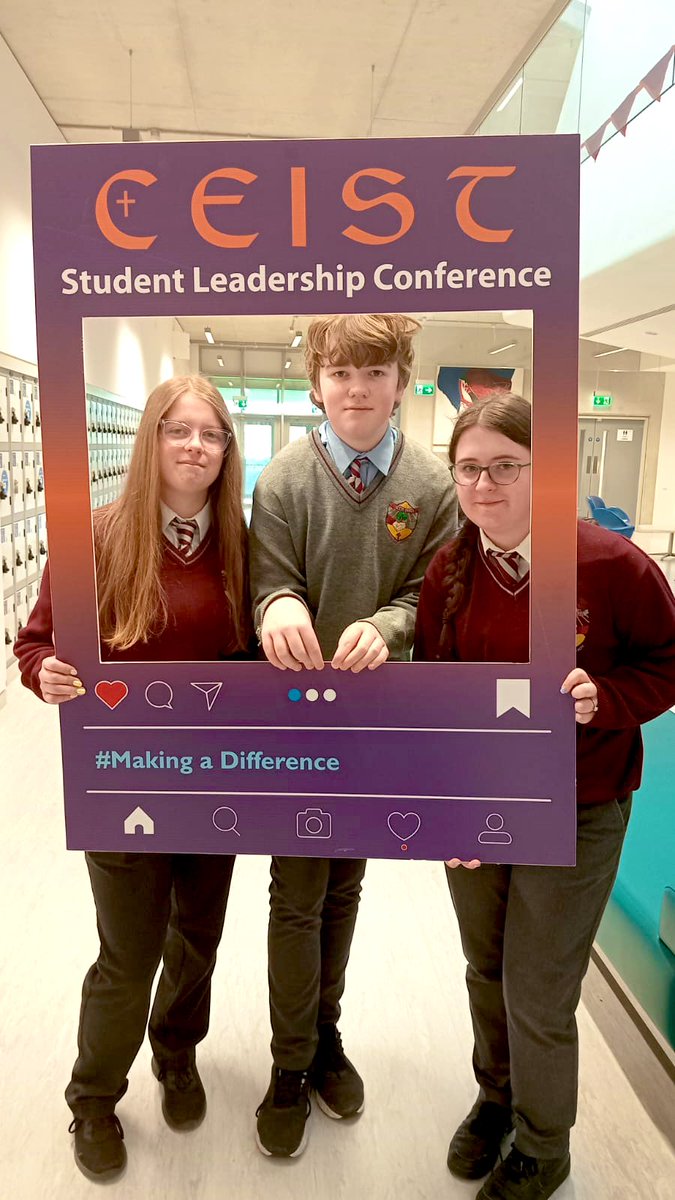 Scoil Dara Kilcock (@scoildara) on Twitter photo Representing Scoil Dara, Student Council reps Saoirse Elliott, James Clarke & Amber Herraghty are at the CEIST Conference in DCU today—championing student leadership and CEIST values! #ScoilDara <a href="/CeistTrust/">CEIST</a> #StudentLeadership #DCU Representing Scoil Dara, Student Council reps Saoirse Elliott, James Clarke & Amber Herraghty are at the CEIST Conference in DCU today—championing student leadership and CEIST values! #ScoilDara <a href="/CeistTrust/">CEIST</a> #StudentLeadership #DCU