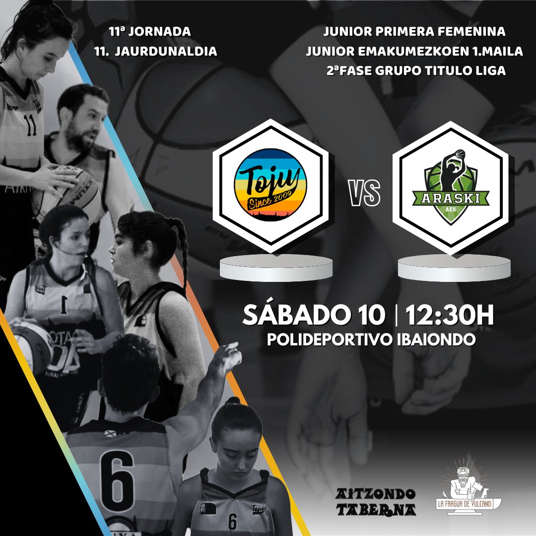 PRÓXIMA JORNADA‼💥

🏠 TOJU JR 🆚 ALKAR TABERNA ARASKI
🗓  Sábado 10
🕛 12:30H
🏟 Polideportivo Ibaiondo