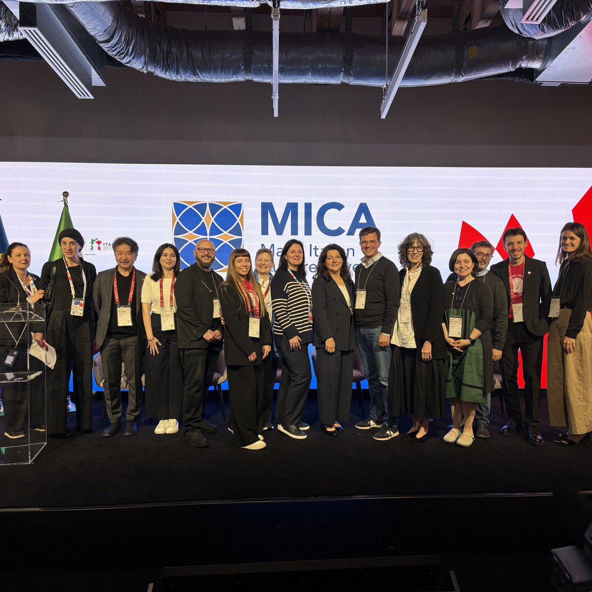 📸🇯🇵 Nel Padiglione Italia all’Expo Osaka 5 università insieme per presentare il progetto "Make Italian Culture Alive"

Sapienza è tra gli atenei che rappresentano l’eccellenza italiana all’#Expo2025

[leggi su ➡️ bit.ly/sapienza-expo-…]

#Expo2025Osaka #MakeItalianCultureAlive