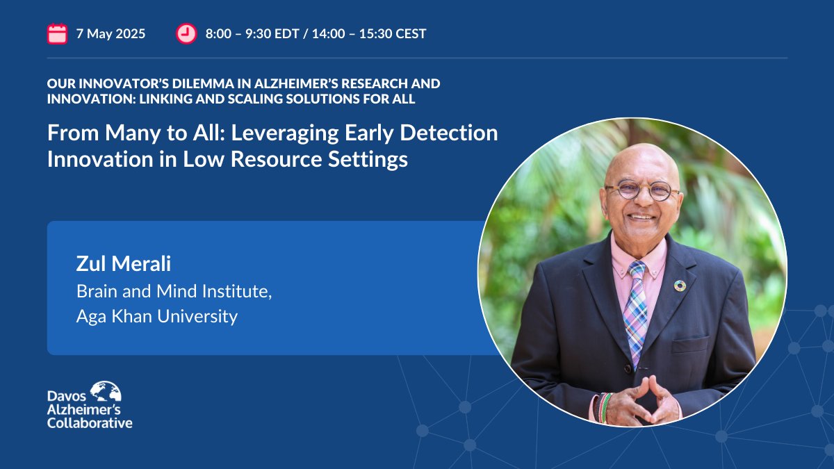 Our Founding Director, Zul Merali will join an important conversation alongside fellow experts at today’s meeting of the #DAC #LearningLaboratory.

How can we equitably scale early detection innovations around the world? The panel will explore how teams are identifying the gaps