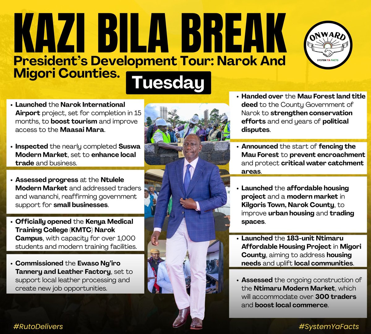 MediaPozze's tweet photo. Migori Focus: Affordable housing is giving people a chance to thrive.

The new markets are bringing businesses closer to the heart of the community. 

#KaziBilaBreak

Joy Millers Haram John Mbadi Jeremiah Kioni Gunners Alfred mutua https://t.co/Xo7lC6s8OU