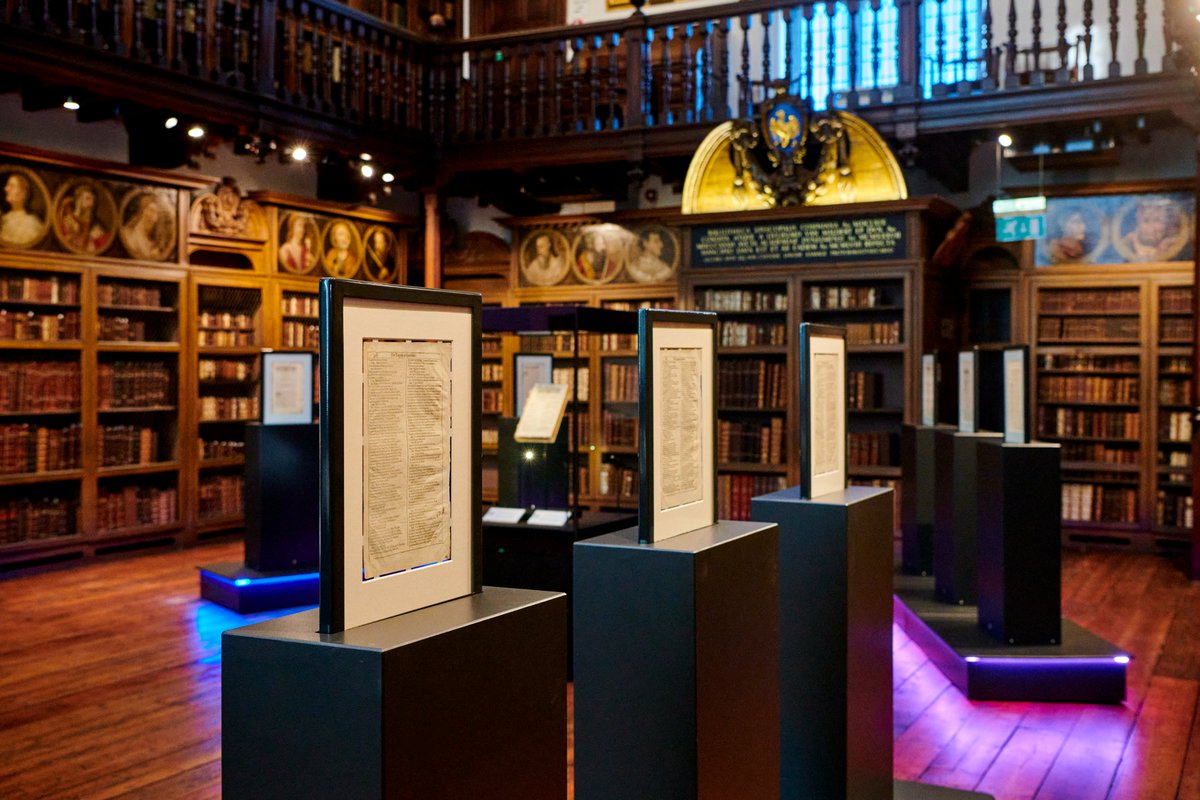 📖 Stolen, smuggled, returned... After more than a decade out of sight, Durham University's edition of #Shakespeare's First Folio is back on display at Palace Green Library, and it has quite the story to tell: lnk.bio/s/DDPGL #DiscoverDurham