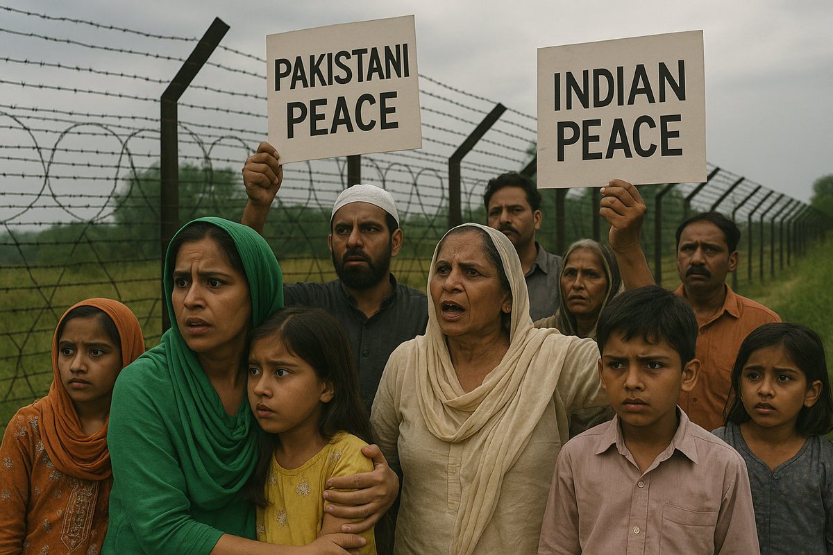 War brings nothing but pain. Civilians are paying the price. Peace is never born from nuclear threats — only from dialogue, empathy, and diplomacy. 

Further military escalation must be stopped. 

#india #pakistan #IndiaPakistanWar #Kashmir #Punjab
