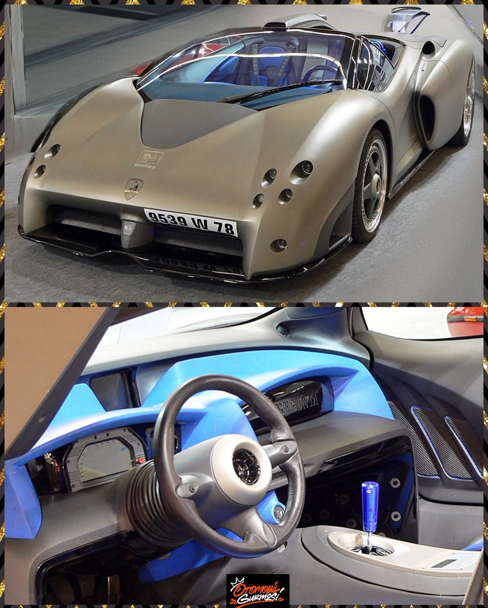 otomobilgurmesi's tweet image. Lamborghini Alman hükümranlığına girmeden az evvel, 1998 Paris Uluslararası Otomobil Fuarı’nda tanıtımı yapılan, ünlü Fransız #coachbuilder (el yapımı otomobil üreticisi) #heuliez ile işbirliği neticesinde, Fransız savaş jeti Dassault Rafale’den ilham alınarak Lamborghini Diablo…