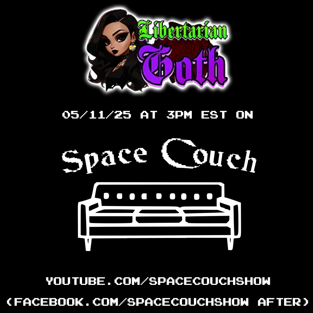 Gasoline Invertebrate (@gasolinenvrtbr8) on Twitter photo Taxation is theft with our space station guest! Get gothity with private property when <a href="/LibertarianG0th/">π₯ π€ππ¦ππ’π―π±ππ―π¦ππ« ππ¬π±π₯π€π₯</a> swings by Space Couch, Sunday! Taxation is theft with our space station guest! Get gothity with private property when <a href="/LibertarianG0th/">π₯ π€ππ¦ππ’π―π±ππ―π¦ππ« ππ¬π±π₯π€π₯</a> swings by Space Couch, Sunday!