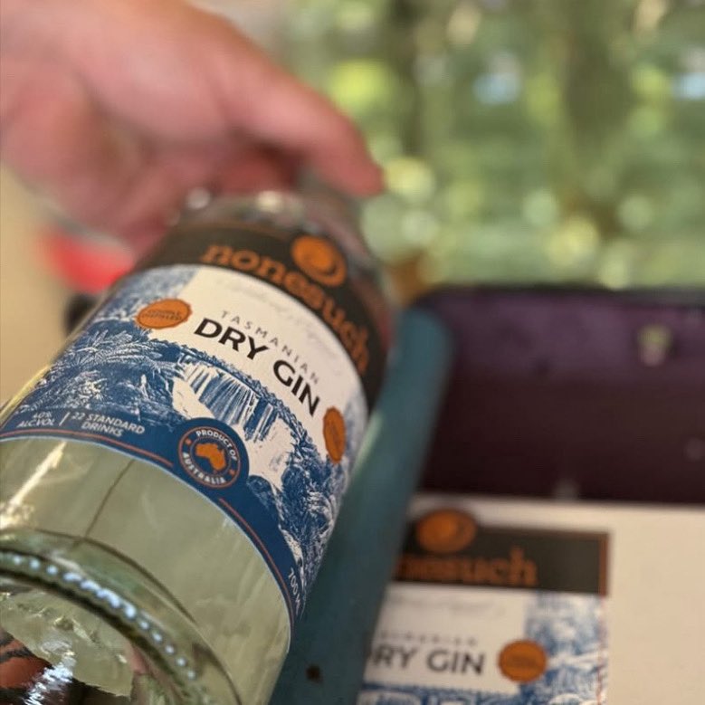 Every bottle, hand-labelled with care.
Our small batch Dry Gin is crafted in limited numbers, and we make sure every detail counts—from the still to the final seal.
It’s not just gin, it’s Nonesuch.

#NonesuchDistillery #TasmanianGin #SmallBatchGin #CraftDistilling #Handcrafted