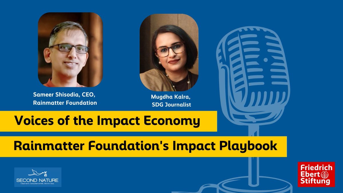 Mandvi Kulshreshtha (@mandjoo) on Twitter photo #VoicesoftheImpactEconomy - Rainmatter Foundation's Impact Playbook
youtube.com/watch?v=HwDNlH…
<a href="/FESonline/">Friedrich-Ebert-Stiftung</a> <a href="/FESinAsia/">FES Asia</a> <a href="/mugdhakalra/">mugdha kalra</a>
#InclusiveSociety #SustainableDevelopment #ImpactEconomy #Impactplaybook
#CommunityDevelopment #SustainableChange #ProfitWithPurpose #SocialImpact #VoicesoftheImpactEconomy - Rainmatter Foundation's Impact Playbook
youtube.com/watch?v=HwDNlH…
<a href="/FESonline/">Friedrich-Ebert-Stiftung</a> <a href="/FESinAsia/">FES Asia</a> <a href="/mugdhakalra/">mugdha kalra</a>
#InclusiveSociety #SustainableDevelopment #ImpactEconomy #Impactplaybook
#CommunityDevelopment #SustainableChange #ProfitWithPurpose #SocialImpact
