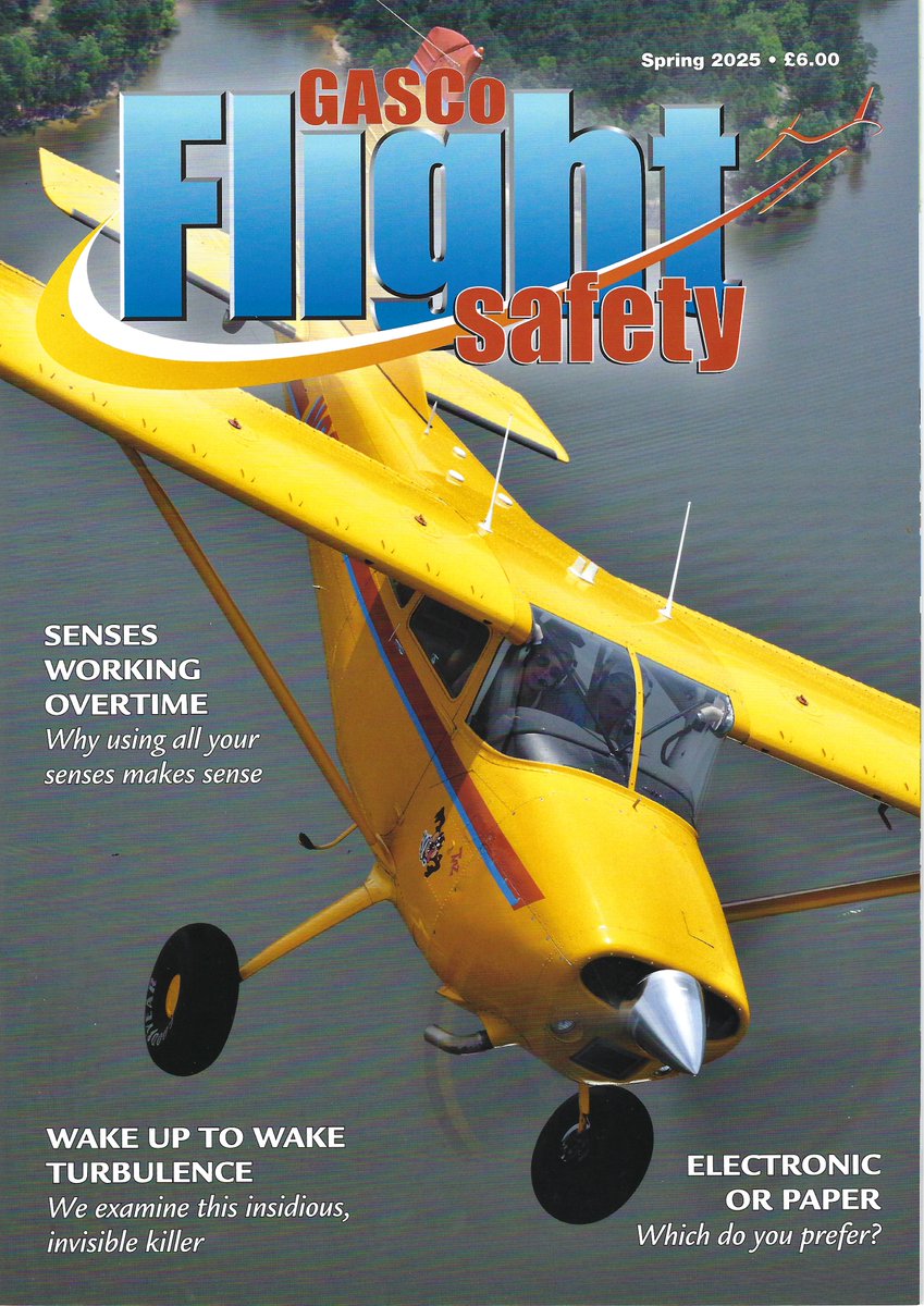 The Spring 2025 edition of GASCo Flight Safety magazine has just been published.  You can subscribe to this excellent magazine here: gasco.org.uk