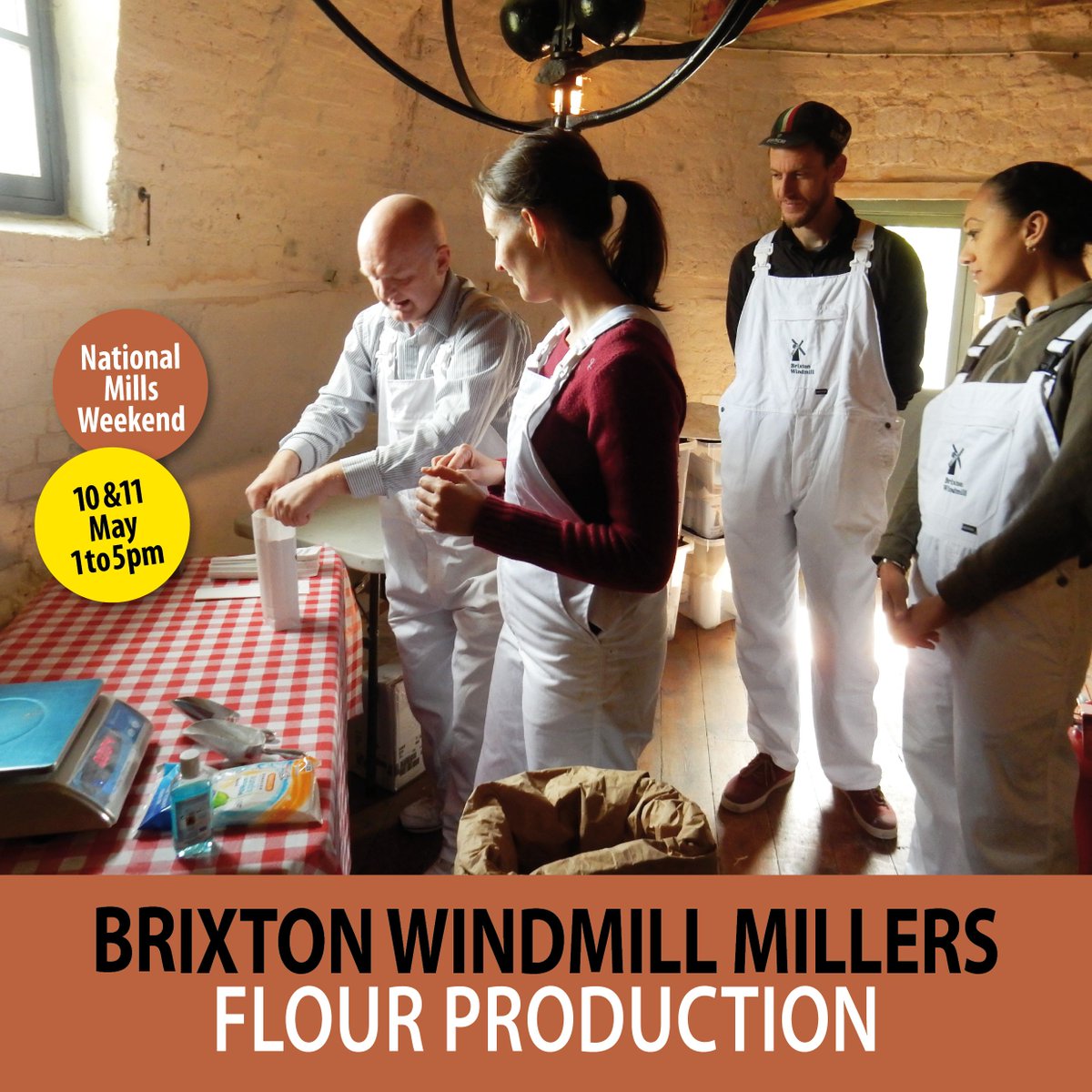 Brixton Windmill (@brixtonwindmill) on Twitter photo It's National Mills Weekend this weekend and we are open for guided tours. On Saturday our millwright will be on site and we'll aim to get our sails turning. Our cafe and shop are open too 1pm to 5pm. Book a tour π buff.ly/B7oVwpS <a href="/BrixtonBlog/">Brixton Blog</a> <a href="/insouthlndn/">The South Londoner</a> It's National Mills Weekend this weekend and we are open for guided tours. On Saturday our millwright will be on site and we'll aim to get our sails turning. Our cafe and shop are open too 1pm to 5pm. Book a tour π buff.ly/B7oVwpS <a href="/BrixtonBlog/">Brixton Blog</a> <a href="/insouthlndn/">The South Londoner</a>