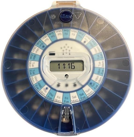 The Pivotell Advance is now available with the new blue medication tray, designed to support those with visual impairments or dementia. The improved contrast enhances the visibility of certain meds in the pill dispenser tray, promoting greater independence in managing medication.