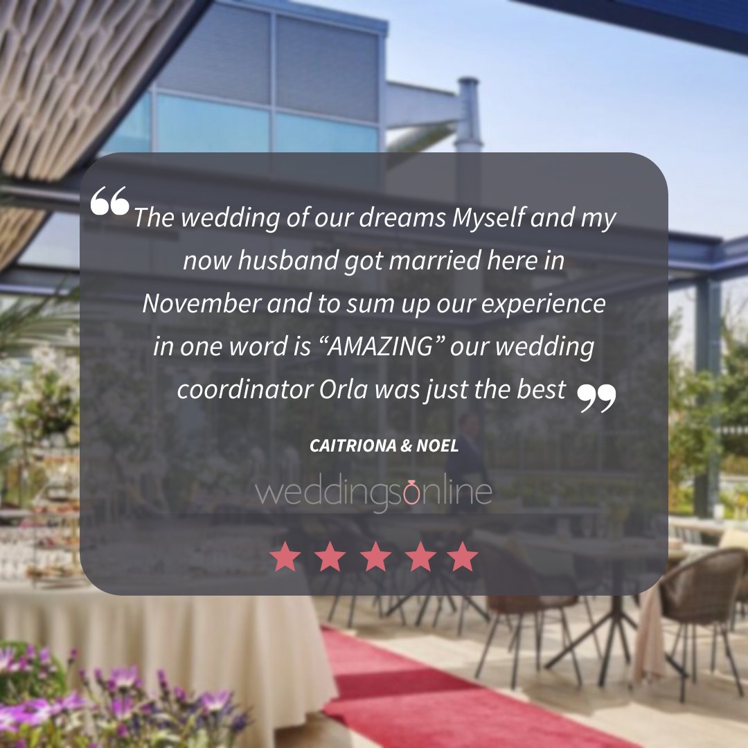 Caitriona &amp; Noel, thank you for the lovely review. ✨💍
  
Full review – 👉 weddingsonline.ie/venues/sligo-p…
 
#weddingday #weddingplanning #sligoparkhotel #weddinginspo #review