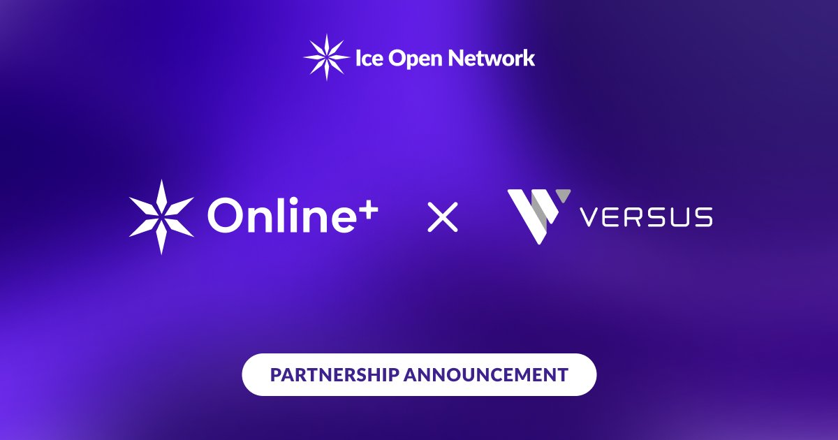 ice_blockchain's tweet image. 🤝 We’re happy to welcome @0xVersus to Online+ and the Ice Open Network ecosystem!

As a decentralized PvP gaming platform, #Versus brings skill-based on-chain wagering to competitive gaming—empowering players to compete in AAA titles and more.

By joining the Online+ social…
