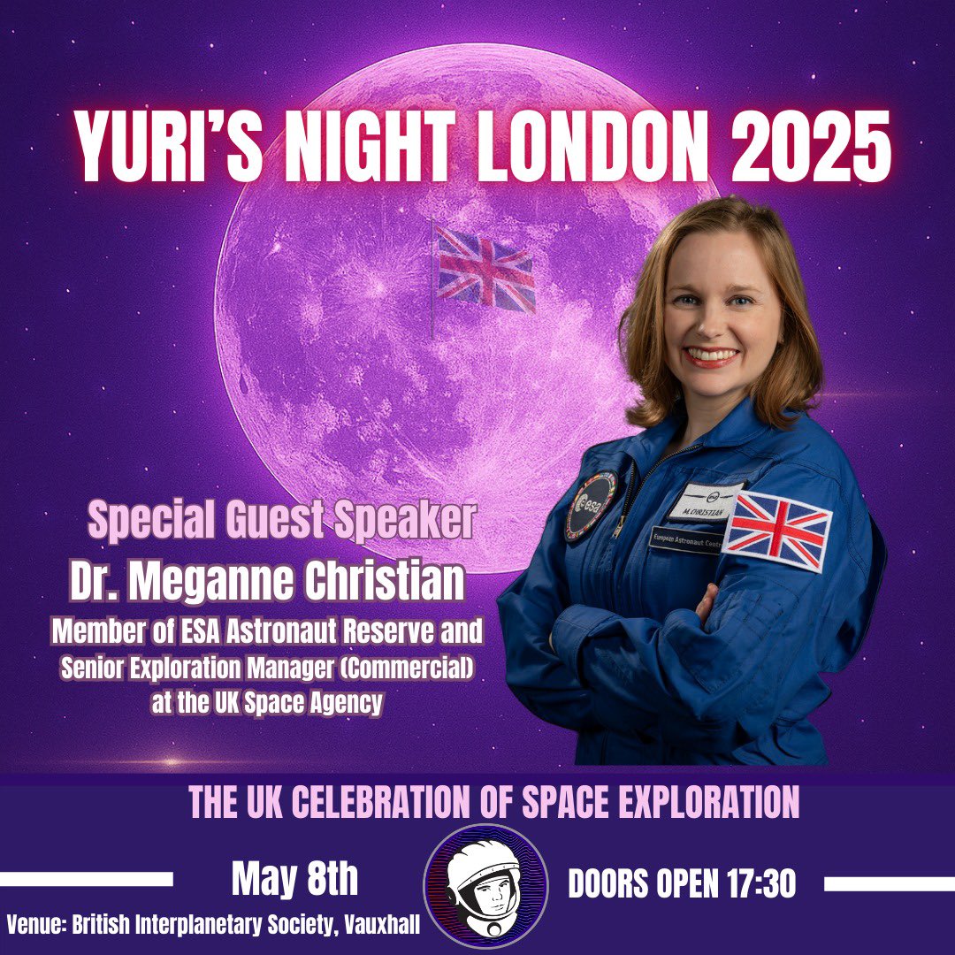 Yuri’s Night London tweet media