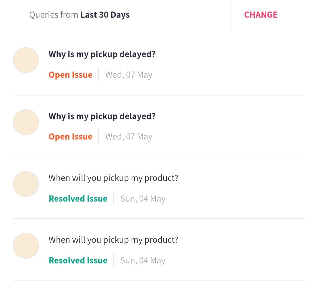 DeepakKulyal's tweet photo. @myntra @MyntraSupport I raised a return on 1st May.The last pickup date was 6th May-still no one has come! I've called multiple times, raised issues on the app, yet ZERO action.This is unacceptable.Kindly arrange the pickup ASAP and stop ignoring customer issues. #MyntraSupport https://t.co/yRN1omb9v8