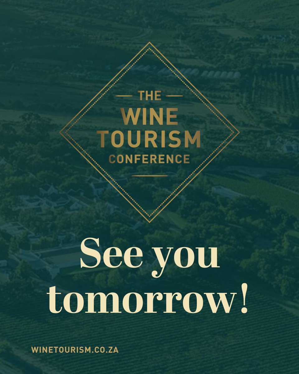 🎤 Tomorrow’s the day.
Get ready to be inspired and connect. We can’t wait to welcome you to Lanzerac Wine Estate for a day full of insight, energy, and world-class wine tourism discussion.

See you there!
#WineTourismConference2025 #FinalCountdown #WineLeadership