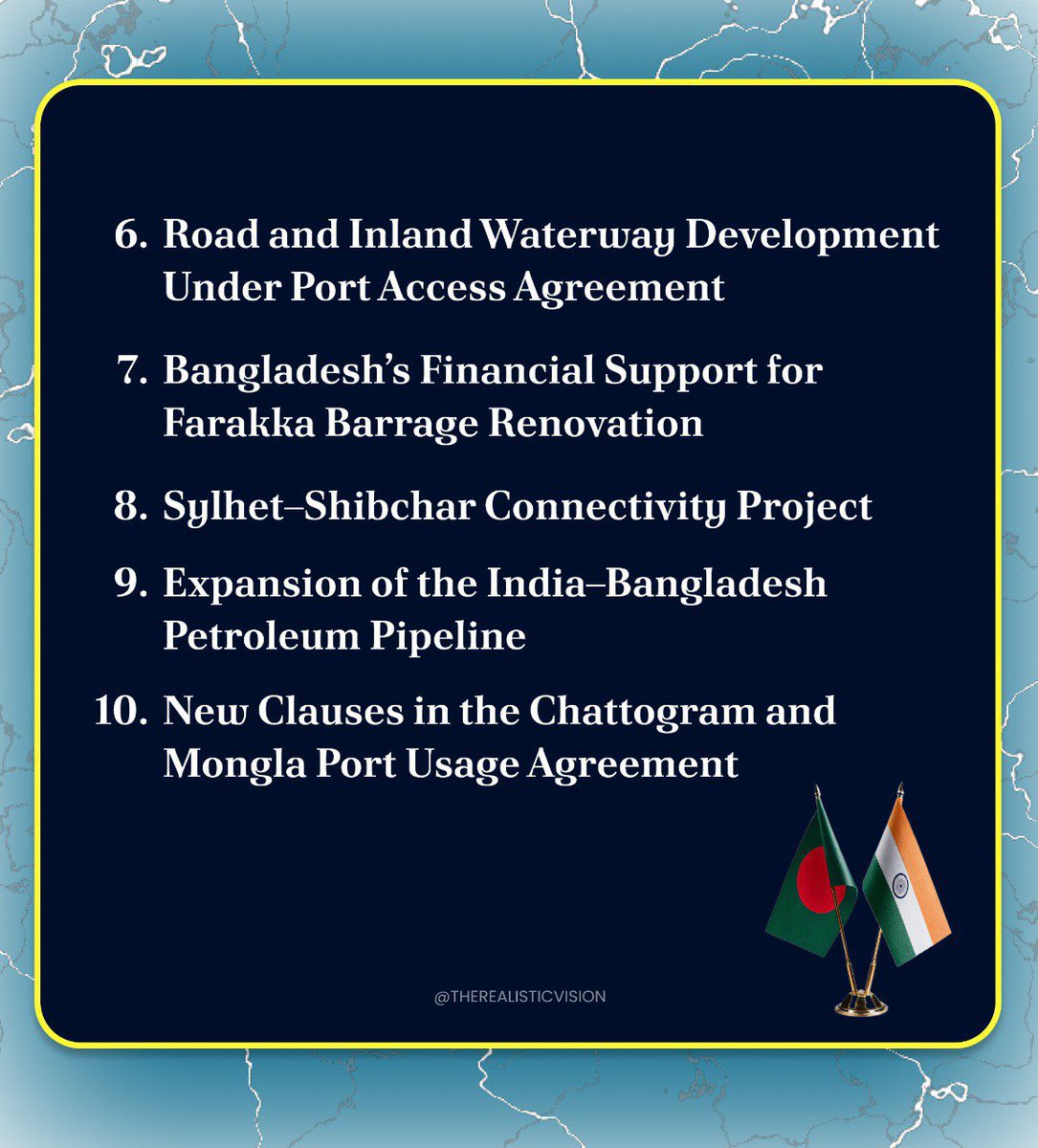 Yunus Govt Cancels 10🇧🇩/🇮🇳 'Joint' Projects
—Beneficial to India Only