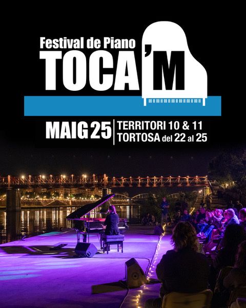 Terres de l'Ebre (@terresebretur) on Twitter photo 🎹 Tot a punt per al primer cap de setmana de Festival TOCA'M a les #TerresdelEbre. Enguany el festival s'expandeix i arribarà a Amposta i Ascó! 🎶
📆 10 i 11 de maig de 2025
<a href="/TurismeAmposta/">Amposta · Delta de l'Ebre</a> <a href="/AscoTurisme/">Ascó Turisme</a> #Tocam #piano 🎹 Tot a punt per al primer cap de setmana de Festival TOCA'M a les #TerresdelEbre. Enguany el festival s'expandeix i arribarà a Amposta i Ascó! 🎶
📆 10 i 11 de maig de 2025
<a href="/TurismeAmposta/">Amposta · Delta de l'Ebre</a> <a href="/AscoTurisme/">Ascó Turisme</a> #Tocam #piano
