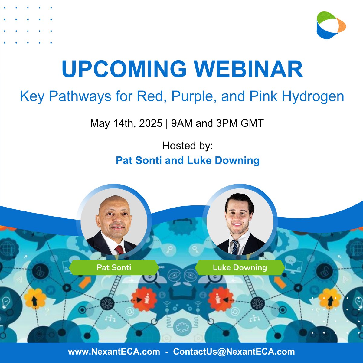 REGISTRATION IS NOW OPEN for our latest NexantECA webinar titled 'Key Pathways for Pink Hydrogen Production', next Wednesday, May 14th. Click here to register - hubs.ly/Q03lnsbS0

Email us at contactus@nexanteca.com

#NexantECA #PinkHydrogen