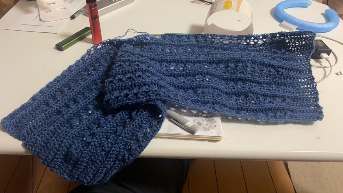 カーディガン初挑戦何気