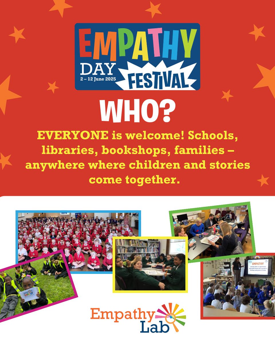 Barrington Stoke (@barringtonstoke) on Twitter photo It's less than a month until <a href="/EmpathyLabUK/">EmpathyLabUK</a>'s fantastic #EmpathyDayFestival! Visit empathylab.uk to find out more, see the full programme & register for full access to free resources, activities, live and on-demand events and CPD webinars. Whose story will you jump into? It's less than a month until <a href="/EmpathyLabUK/">EmpathyLabUK</a>'s fantastic #EmpathyDayFestival! Visit empathylab.uk to find out more, see the full programme & register for full access to free resources, activities, live and on-demand events and CPD webinars. Whose story will you jump into?