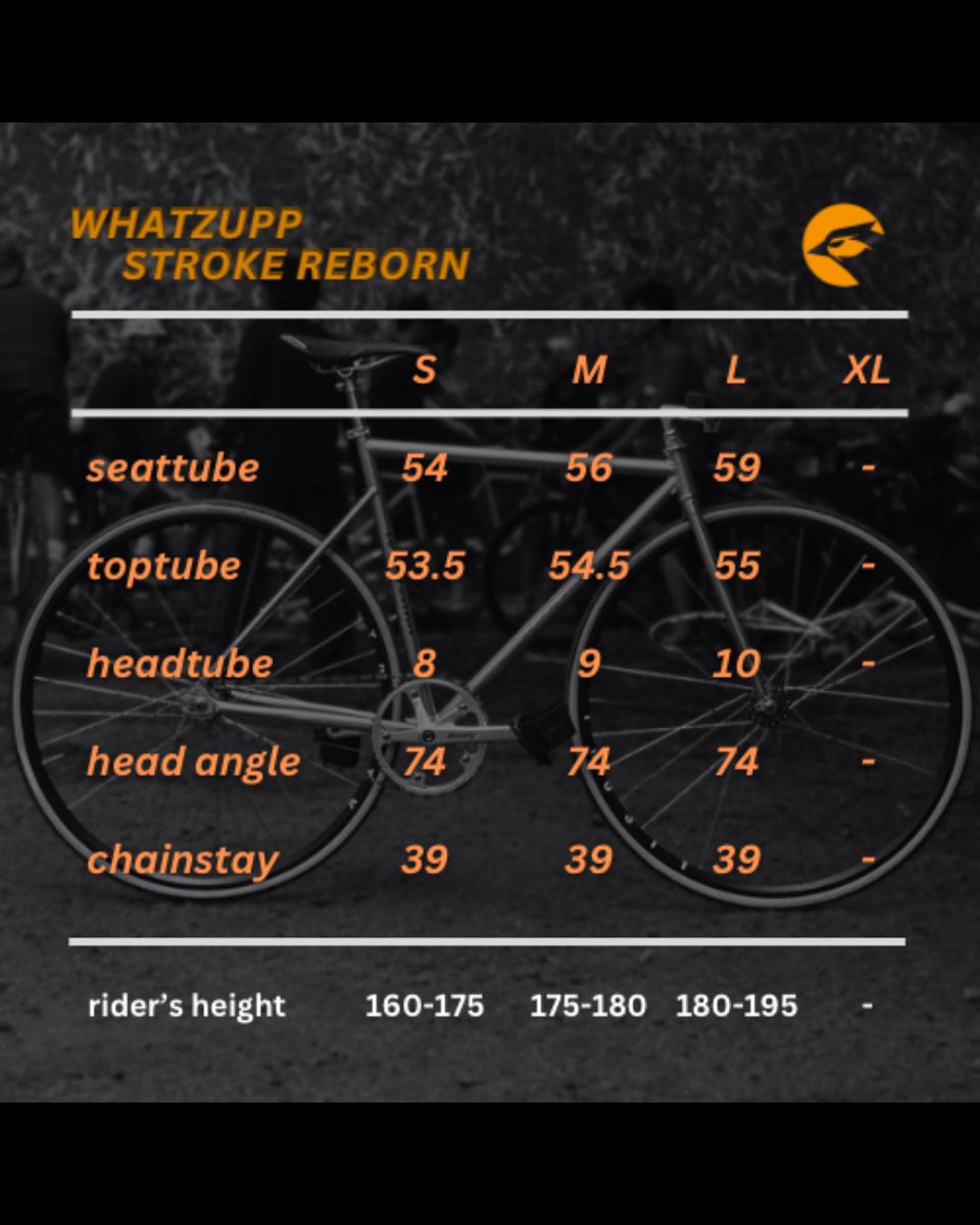 Frameset Whatzupp stroke reborn
•material steel (fork lugs)
•warna red candy
•max tire 700x25c
•seatpost 25.4
•size S (cek size chart)
•include headset tange +seatclamp
~harga 1,750,000 
 #fnfjb